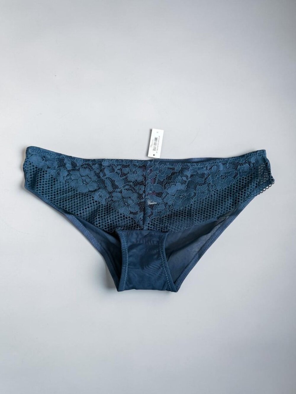 ADORE ME Blue Lace Panties Underwear Size Medium NEW NWT
